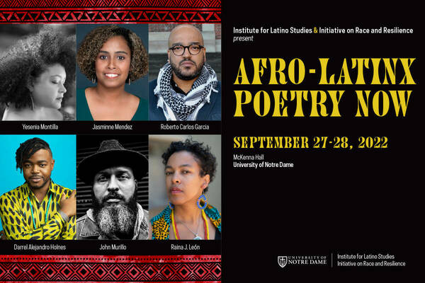 Afro-latinx Poetry Now Poster