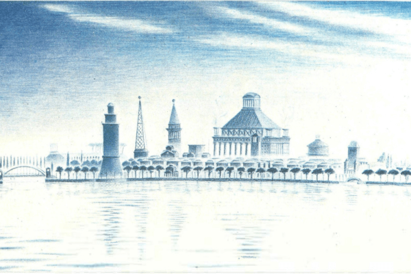 Leon Krier drawing.